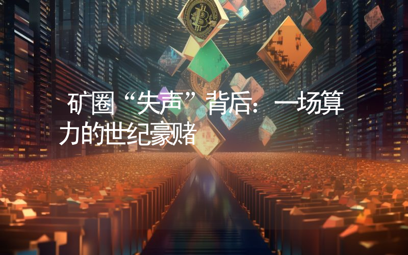 矿圈“失声”背后：一场算力的世纪豪赌