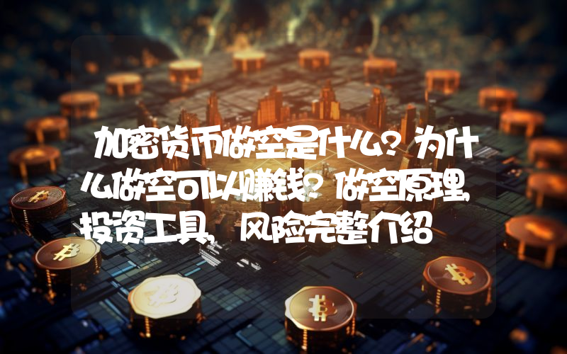 加密货币做空是什么?为什么做空可以赚钱?做空原理,投资工具,风险完整介绍