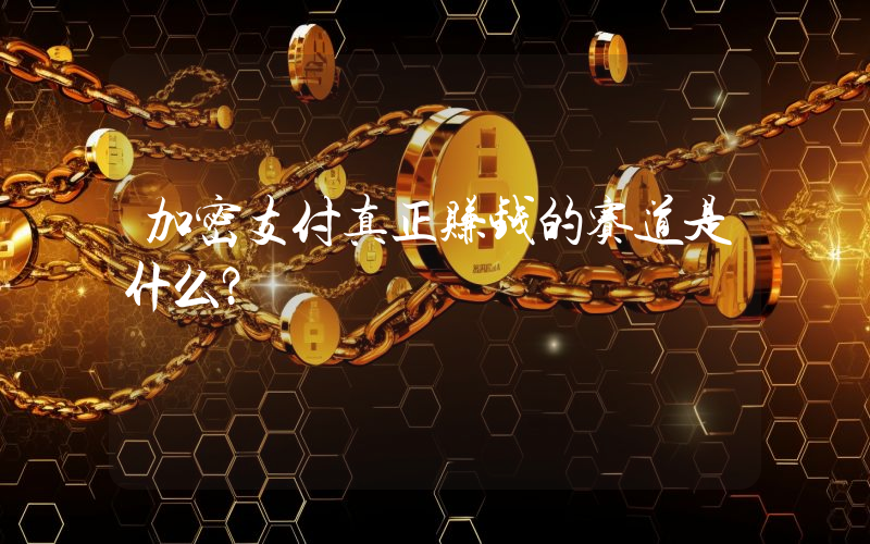 加密支付真正赚钱的赛道是什么？