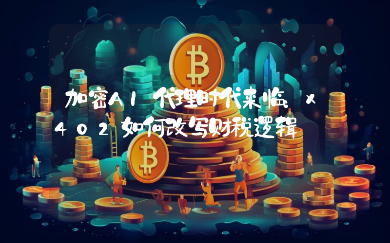加密AI代理时代来临：x402如何改写财税逻辑
