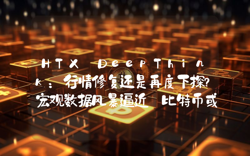 HTX DeepThink：行情修复还是再度下探？宏观数据风暴逼近 比特币或迎来方向选择