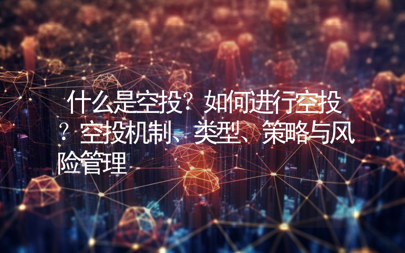 什么是空投？如何进行空投？空投机制、类型、策略与风险管理