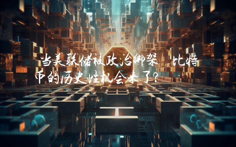 当美联储被政治绑架 比特币的历史性机会来了？