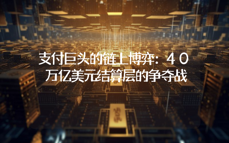 支付巨头的链上博弈：40 万亿美元结算层的争夺战