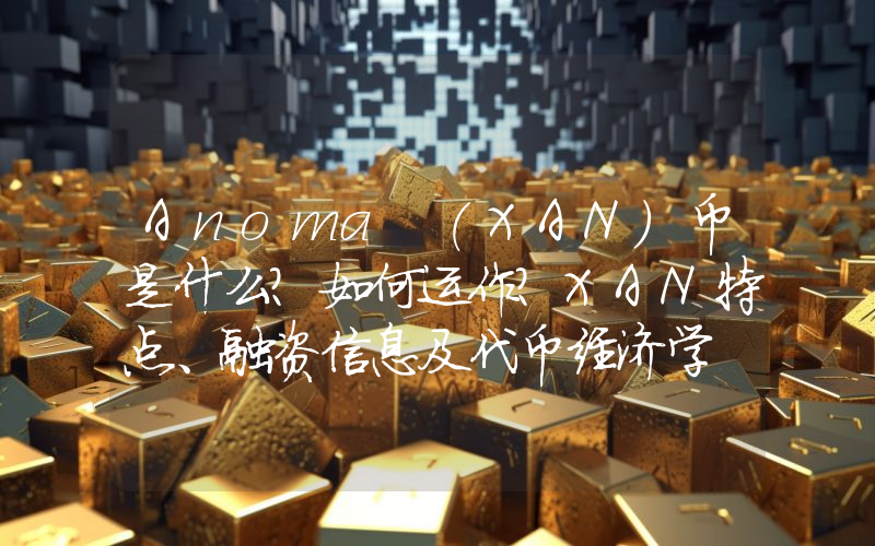 Anoma (XAN)币是什么？如何运作？XAN特点、融资信息及代币经济学
