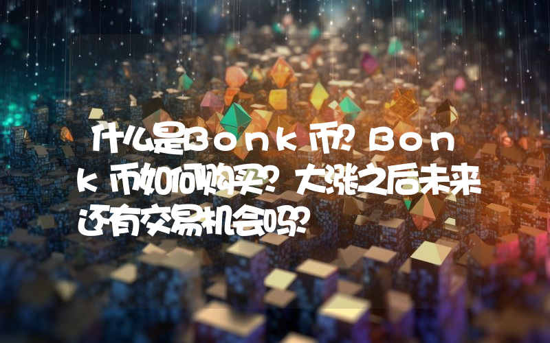 什么是Bonk币？Bonk币如何购买？大涨之后未来还有交易机会吗？