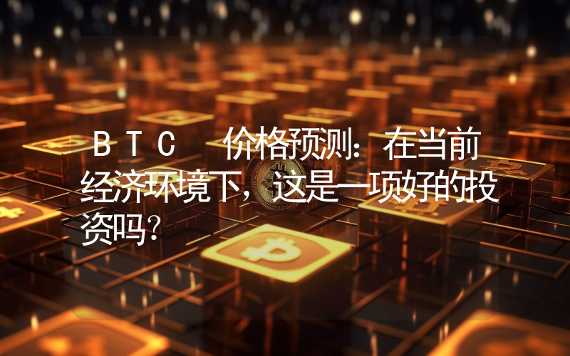 BTC 价格预测：在当前经济环境下，这是一项好的投资吗？